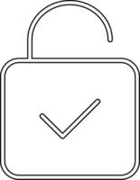 Padlock Vecto Icon vector