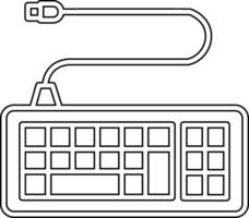 teclado vecto icono vector