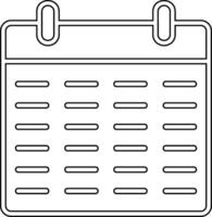 Calendar Vecto Icon vector