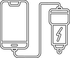 Car phone charging Vecto Icon vector