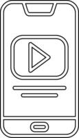 Play Video Vecto Icon vector