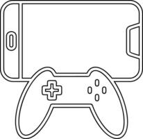 Joystick and Mobile Vecto Icon vector