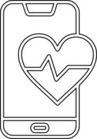 Heart Rate Vecto Icon vector