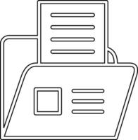 File Folder Vecto Icon vector