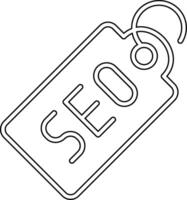 Seo Tag Vecto Icon vector