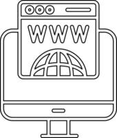 Domain Registration Vecto Icon vector