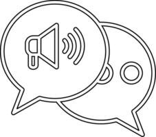 Marketing Conversation Vecto Icon vector