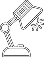 Table Lamp Vecto Icon vector