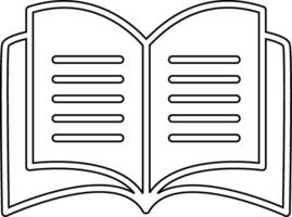 Open Book Vecto Icon vector