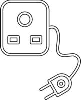 Plug And Socket Vecto Icon vector