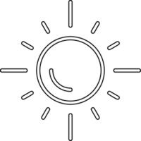 Sun Vecto Icon vector