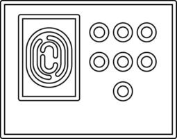 seguridad sistema vecto icono vector