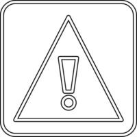 Caution Sign Vecto Icon vector