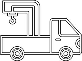 Crane Truck Vecto Icon vector