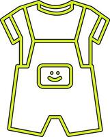 Dungarees Vecto Icon vector