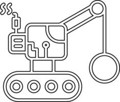 destrozando pelota vecto icono vector