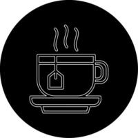 té taza vecto icono vector