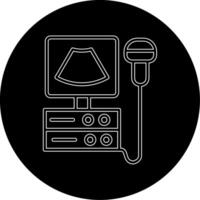 Ultrasound Machine Vecto Icon vector