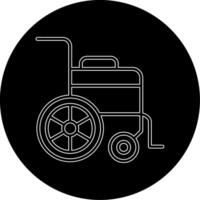 Wheel Chair Vecto Icon vector