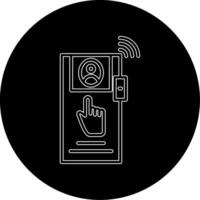 Door Camera Vecto Icon vector