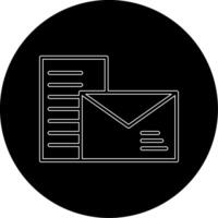 correo vecto icono vector