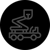 Boom Lift Vecto Icon vector