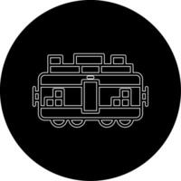 tren carga vecto icono vector