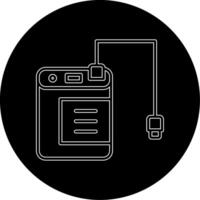 External Hard Drive Vecto Icon vector