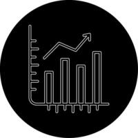 Stocks Growth Vecto Icon vector