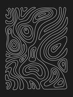 Geographic mountain relief. Abstract lines background vector