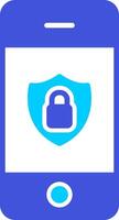 Mobile Security Vecto Icon vector