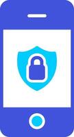 Mobile Security Vecto Icon vector