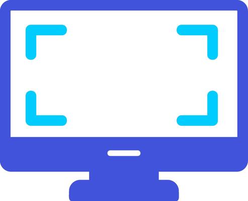 Monitor Vecto Icon