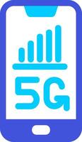 5G Smartphone Vecto Icon vector