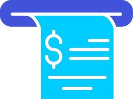 Receipt Vecto Icon vector