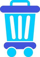 Trash Bin Vecto Icon vector