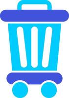 Trash Bin Vecto Icon vector