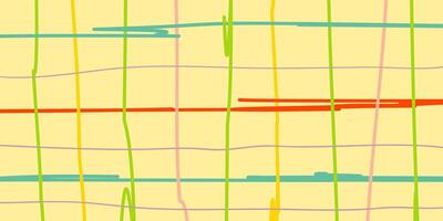Colorful lines doodle pattern background. Creative minimalist modern line art background. Abstract Contemporary modern trendy. vector illustrations
