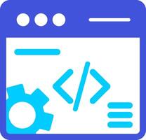 Web Development Vecto Icon vector