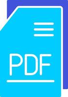 Pdf File Vecto Icon vector