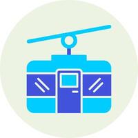 Cable Car Vecto Icon vector