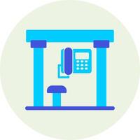 Telephone Box Vecto Icon vector