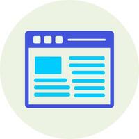 Web Page Vecto Icon vector