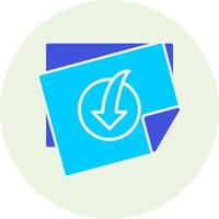 File Download Vecto Icon vector