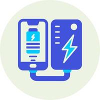 Portable Battery Vecto Icon vector