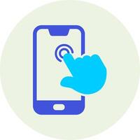 Touch Screen Vecto Icon vector