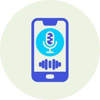 Voice Assistant Vecto Icon vector