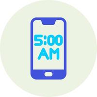 Smartphone Alarm Vecto Icon vector