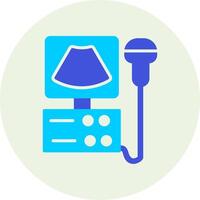 Ultrasound Machine Vecto Icon vector