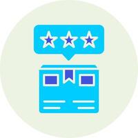 Delivery Box Rating Vecto Icon vector